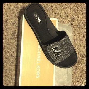 Michael Kors Black&silver slippers